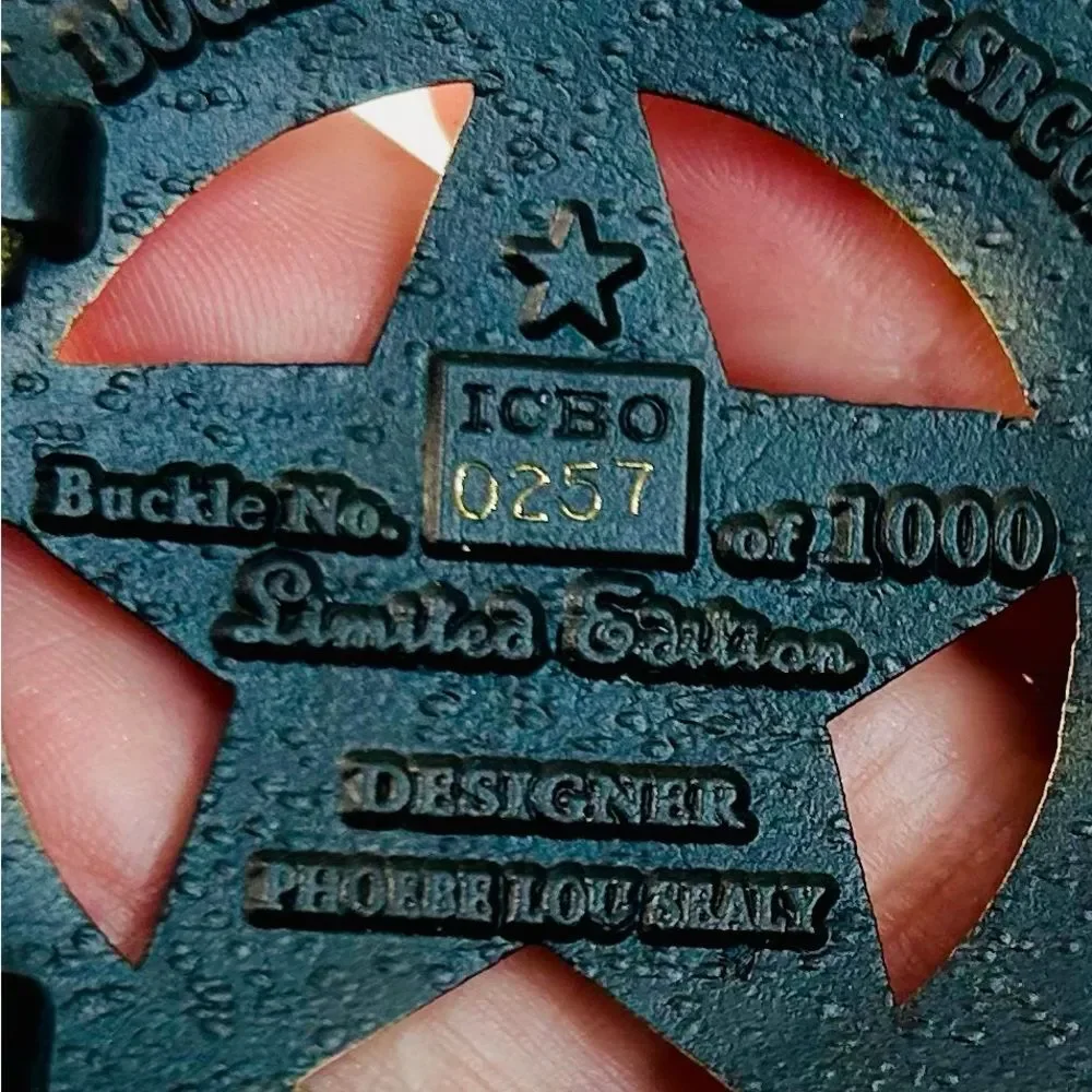 Limited Edition 2002 International Code Council Belt Buckle for State of Texas